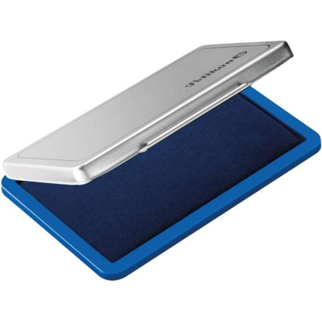 Pelikan Tampon N.2 7x11cm Azul Ideal para Sellos de Tamaño Mediano - Tinta de Alta Calidad - Facil