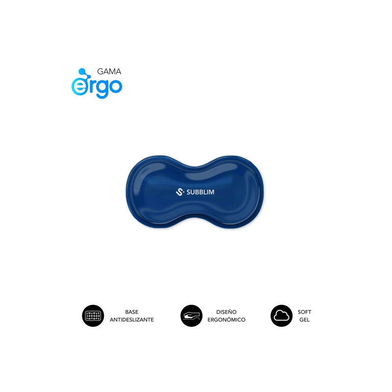 Subblim Ergo Crystal Flex Reposamuñecas para Raton 04E090