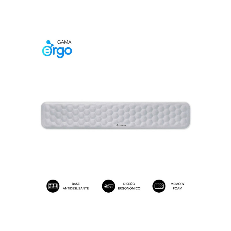 Subblim Ergo Airpadding Reposamuñecas para Teclado 04E031