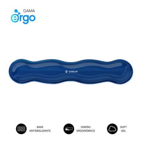 Subblim Ergo Crystal Flex Reposamuñecas para Teclado 04E080
