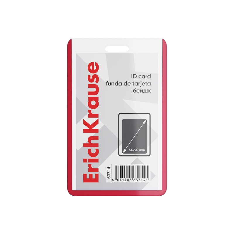 ErichKrause Funda para Tarjeta Rojo