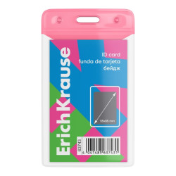 ErichKrause Neon Funda para Tarjeta Rosa