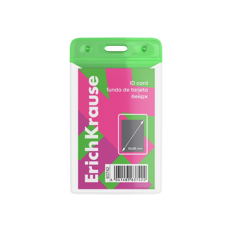 ErichKrause Neon Funda para Tarjeta Verde