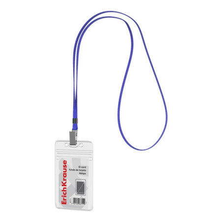 ErichKrause Funda para Tarjeta con Colgante