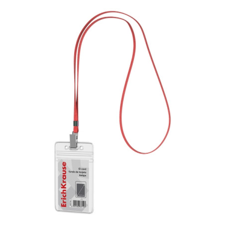 ErichKrause Funda para Tarjeta con Colgante