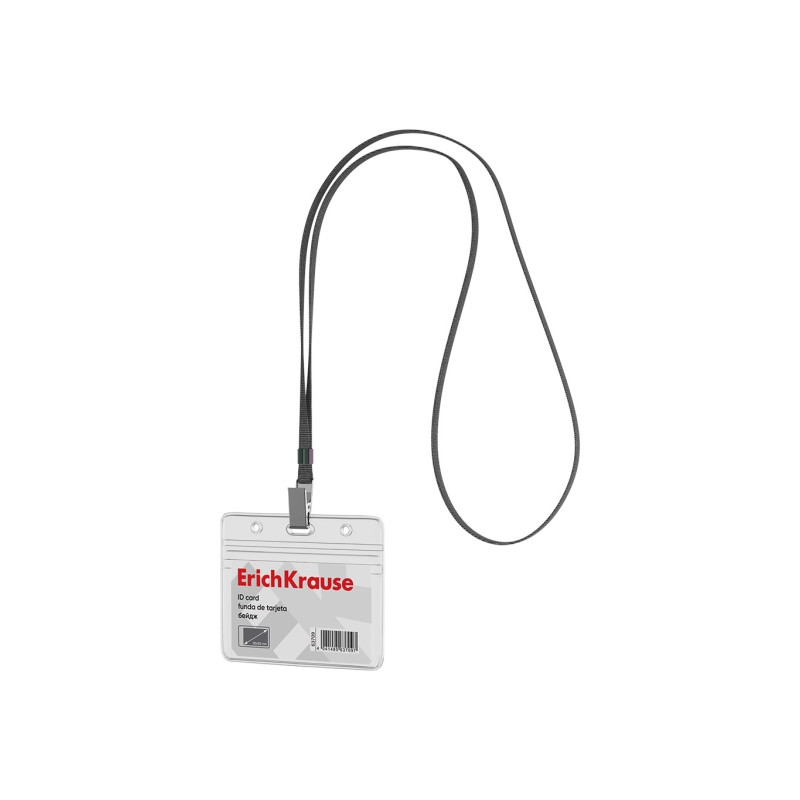 ErichKrause Funda para Tarjeta con Colgante