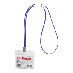 ErichKrause Funda para Tarjeta con Colgante