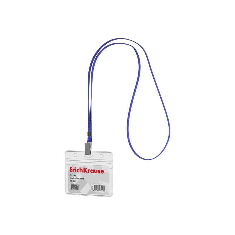ErichKrause Funda para Tarjeta con Colgante