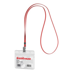 ErichKrause Funda para Tarjeta con Colgante