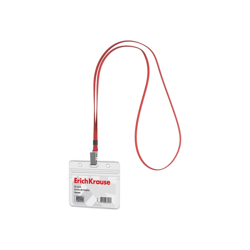 ErichKrause Funda para Tarjeta con Colgante