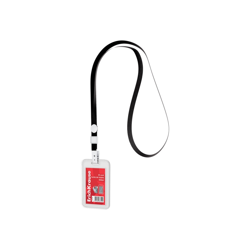 ErichKrause Funda para Tarjeta con Colgante