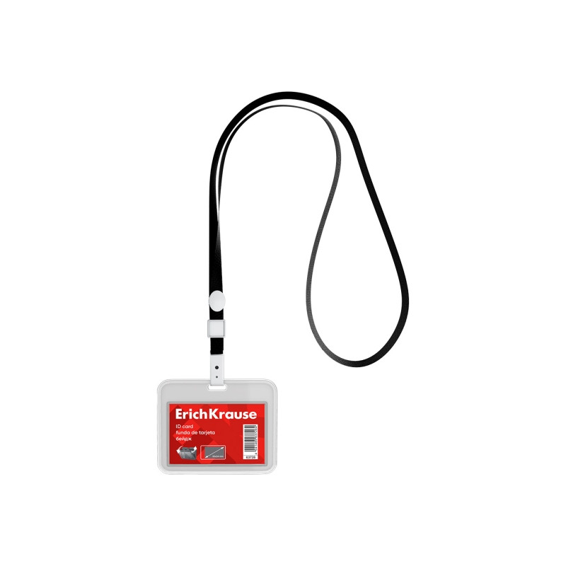ErichKrause Funda para Tarjeta con Colgante