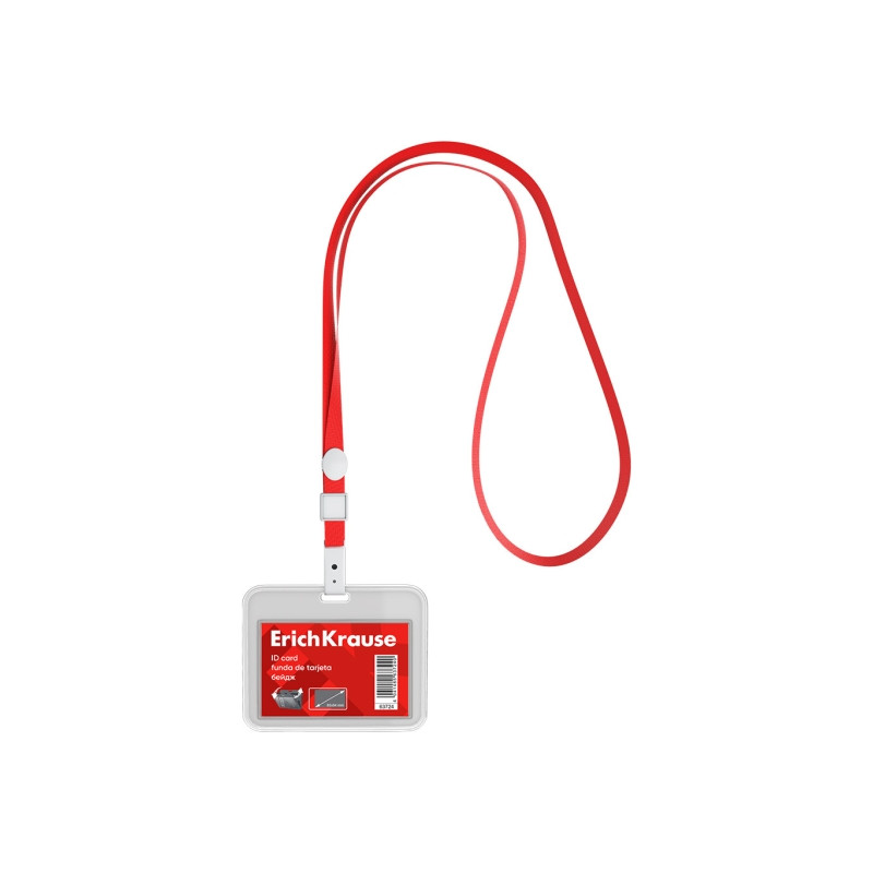ErichKrause Funda para Tarjeta con Colgante