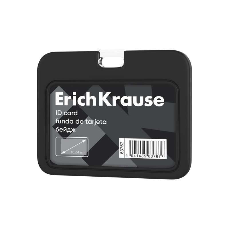 ErichKrause Funda para Tarjeta Negro