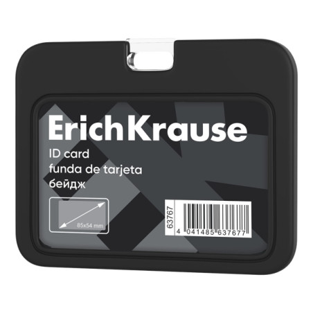 ErichKrause Funda para Tarjeta Negro