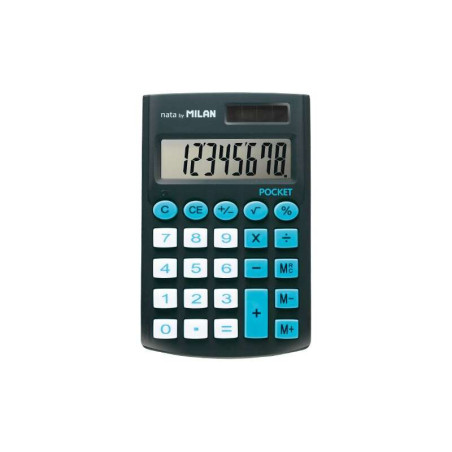 Milan Pocket Calculadora de Bolsillo con Pantalla de 8 Digitos