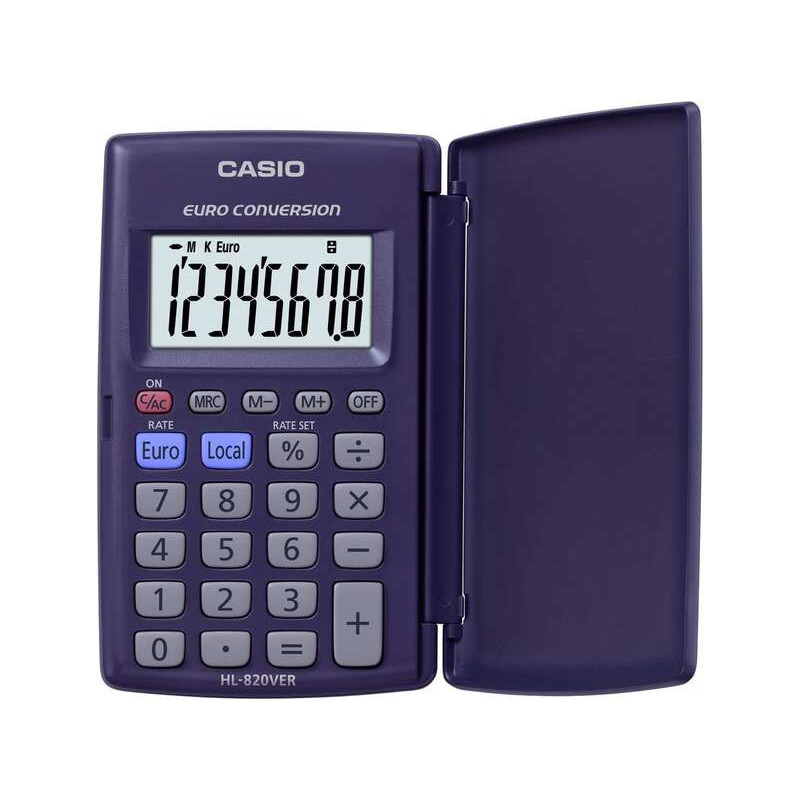 Casio HL820VER Calculadora con Tapa