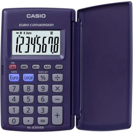 Casio HL820VER Calculadora con Tapa