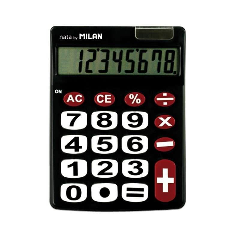Milan Nata Calculadora de Sobremesa 8 Digitos