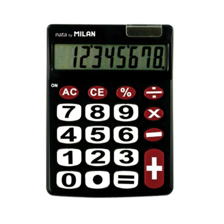 Milan Nata Calculadora de Sobremesa 8 Digitos