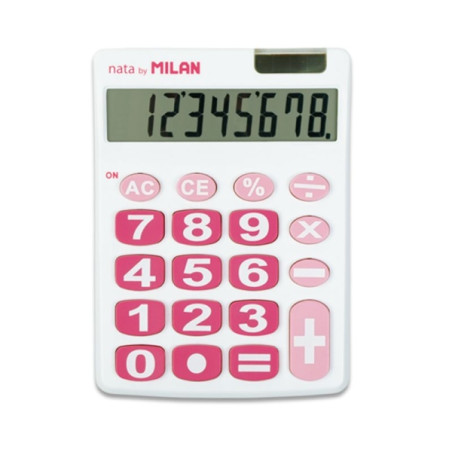 Milan Nata Calculadora de Sobremesa 8 Digitos