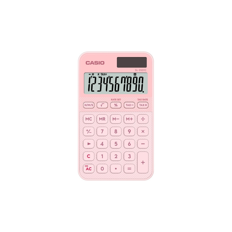 Casio SL-310YC Calculadora de Bolsillo con Pantalla LCD de 10 Digitos