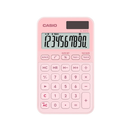 Casio SL-310YC Calculadora de Bolsillo con Pantalla LCD de 10 Digitos