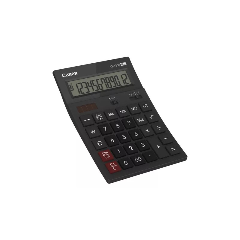CANON AS-1200 Calculadora de Sobremesa con Pantalla LCD de 12 Digitos