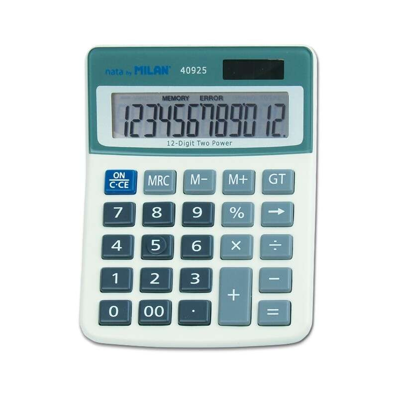 Milan Calculadora de Sobremesa 12 Digitos