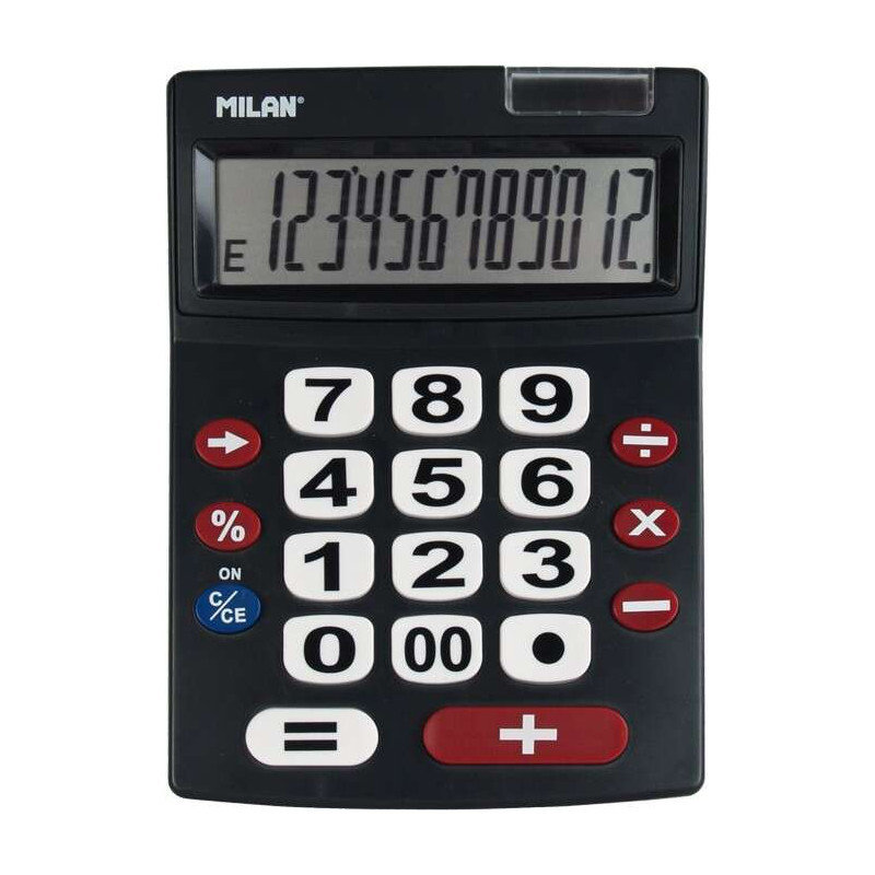 Milan Calculadora 12 Digitos Extra Grande