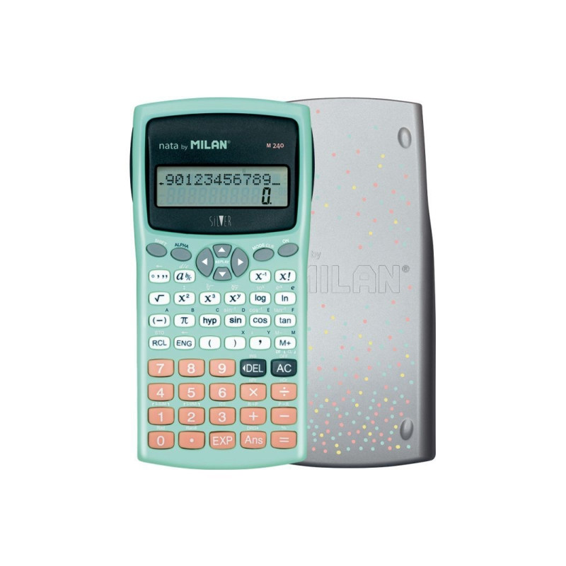 Milan M240 Silver Calculadora Cientifica 10+2 Digitos