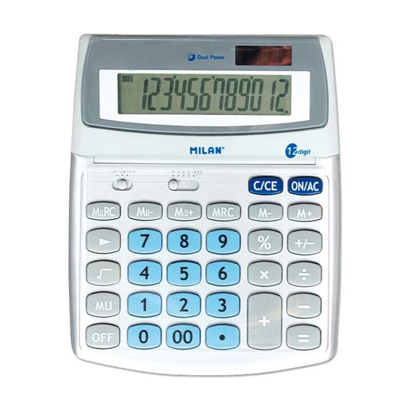 Milan Calculadora de 12 Digitos Grande