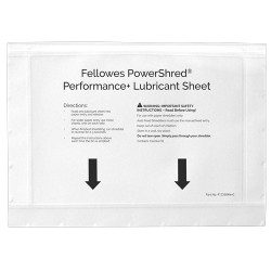 Fellowes Pack de 10 Hojas Lubricantes para Destructoras