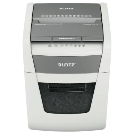 Leitz IQ Autofeed 50X P4 Destructora Automatica de Papel Corte en Particulas P-4