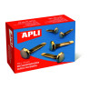 Apli Caja de 100 Encuadernadores Metalicos 12mm sin Arandela