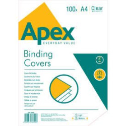 Fellowes Apex Pack de 100 Portadas para Encuadernar de PVC A4