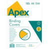 Fellowes Apex Pack de 100 Portadas para Encuadernar de PVC A4