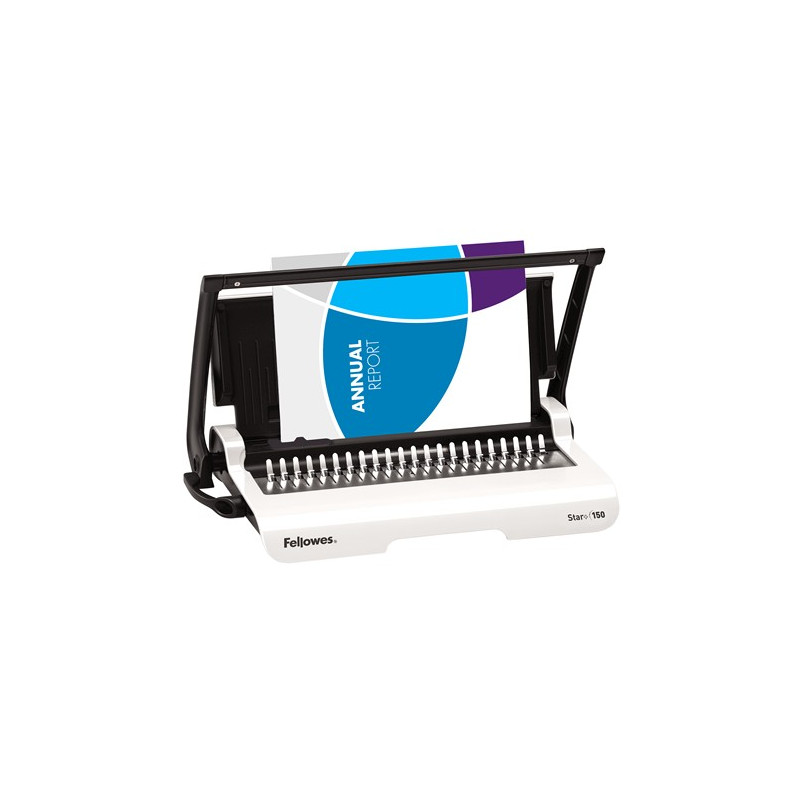 Fellowes Star+ 150 Encuadernadora Manual A4 para Canutillo de Plastico
