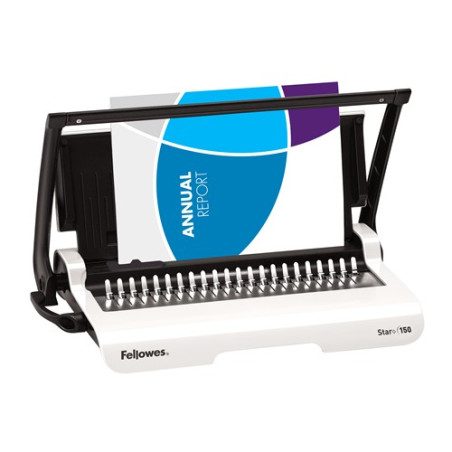 Fellowes Star+ 150 Encuadernadora Manual A4 para Canutillo de Plastico