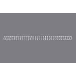 GBC Wirebind Pack de 100 Alambres de Encuadernacion 8mm para Paso 3:1 Redondo o Cuadrado