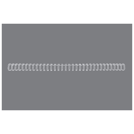 GBC Wirebind Pack de 100 Alambres de Encuadernacion 8mm para Paso 3:1 Redondo o Cuadrado