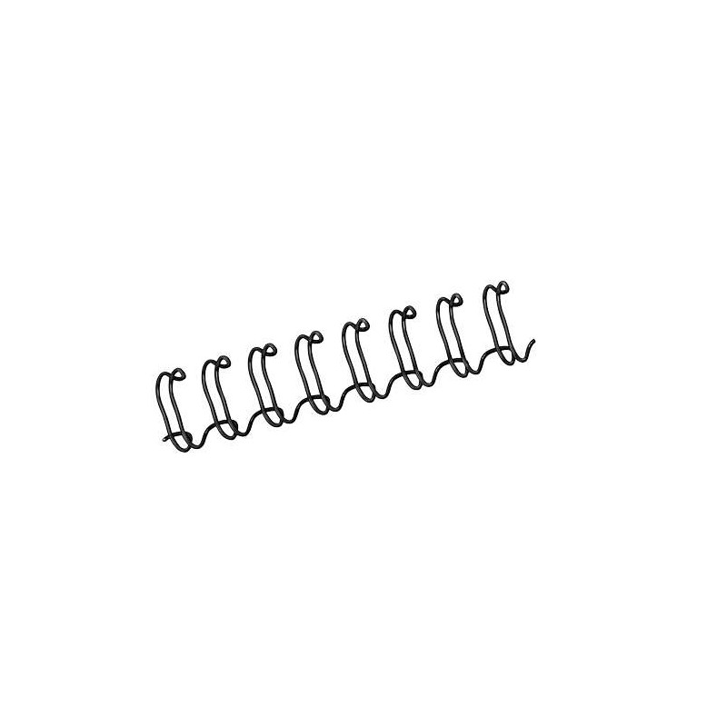 Fellowes Wire Pack de 100 Espirales Dobles Metalicas 10mm