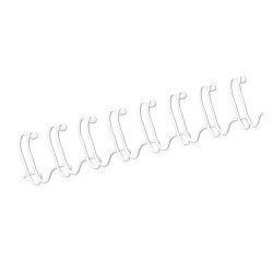 Fellowes Wire Pack de 100 Espirales Dobles Metalicas 10mm
