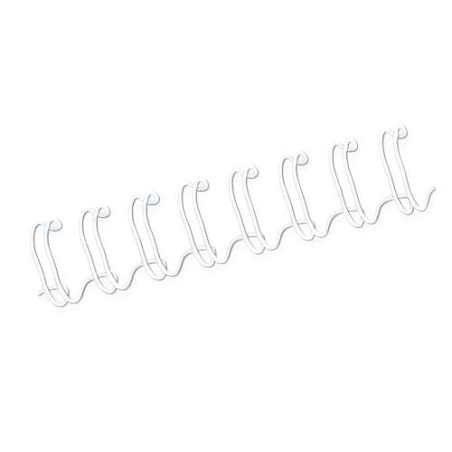 Fellowes Wire Pack de 100 Espirales Dobles Metalicas 10mm