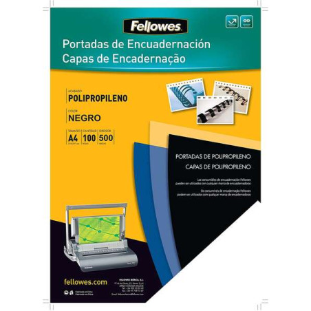 Fellowes Pack de 100 Portadas de Polipropileno A4