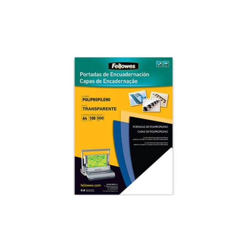 Fellowes Pack de 100 Portadas de Polipropileno A4