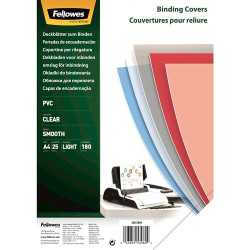Fellowes Pack de 25 Portadas para Encuadernar de PVC A4