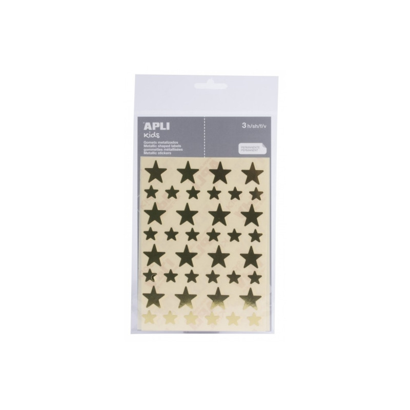 Apli Bolsa de Gomets en Forma de Estrella