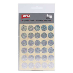 Apli Gomets Redondos Holograficos Ø 20mm
