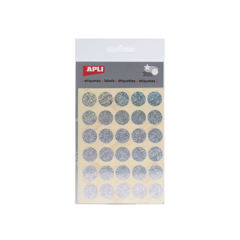 Apli Gomets Redondos Holograficos Ø 20mm